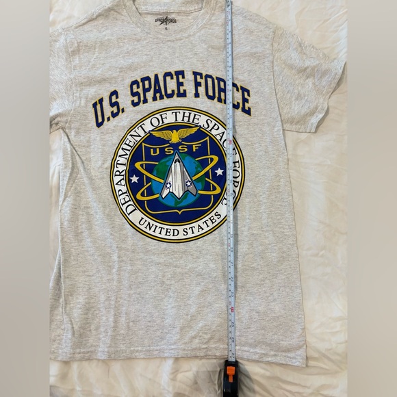 US SPACE FORCE T Shirt light Heather gray - Picture 5 of 5